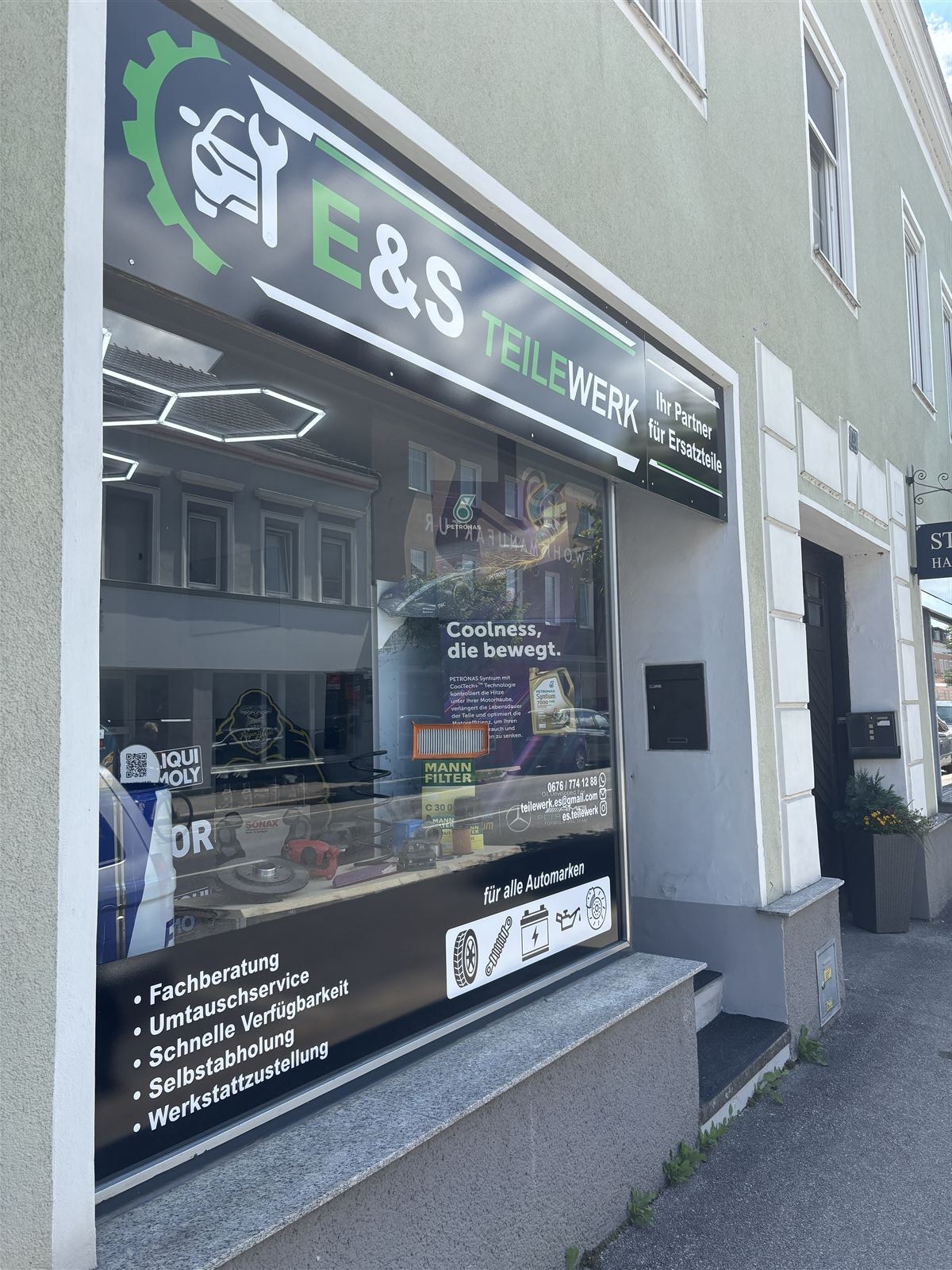 Schaufenster an der Ybbsstraße 19